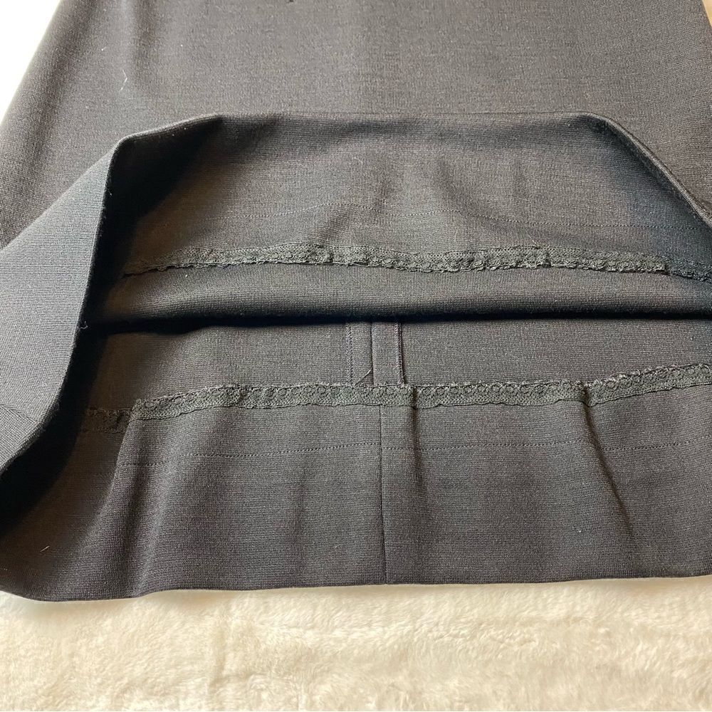 Knits By L'Aiglon Vintage Black Dress Size 12 - Picture 13 of 13